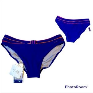 Gottex multicolored bikini bottoms size 8